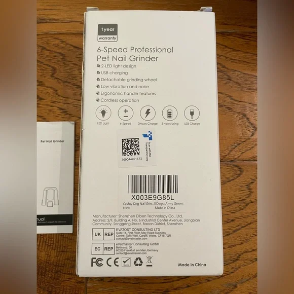 Casfuy 6-Speed Dog Nail Grinder - Picture 2 of 4